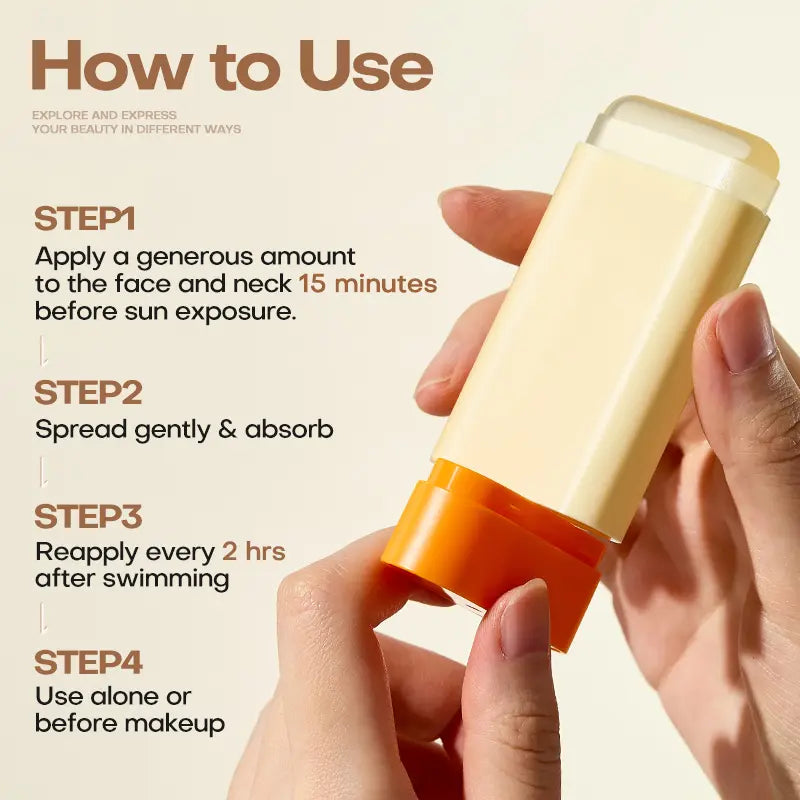 【NEW】【MISTINE Official】Uv Protection Crystal Sunscreen Stick SPF50+ | High-Performance Outdoor Sun Protection | for Face & Body | Portable for Easy Reapplication | Wider Coverage #Summervibes