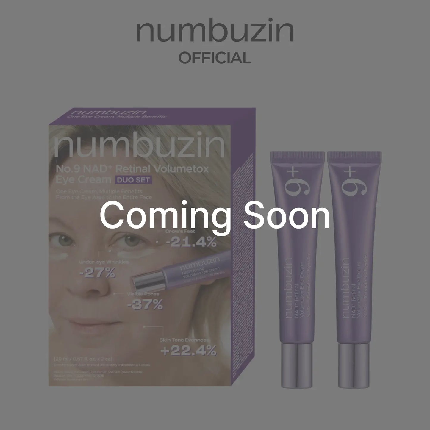 [Numbuzin Official] No.9 NAD+ Retinal Volumetox Eye Cream | All-In-One Anti-Aging Treatment for Wrinkles, Fine Lines, Dark Circles & Dark Spots | NAD+, Retinal, 50 Peptides, Niacinamide, Ceramides | Face to Body, Skin Longevity | 0.67 Fl. Oz.